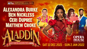 Panto laughs with Aladdin at Manchester Opera House